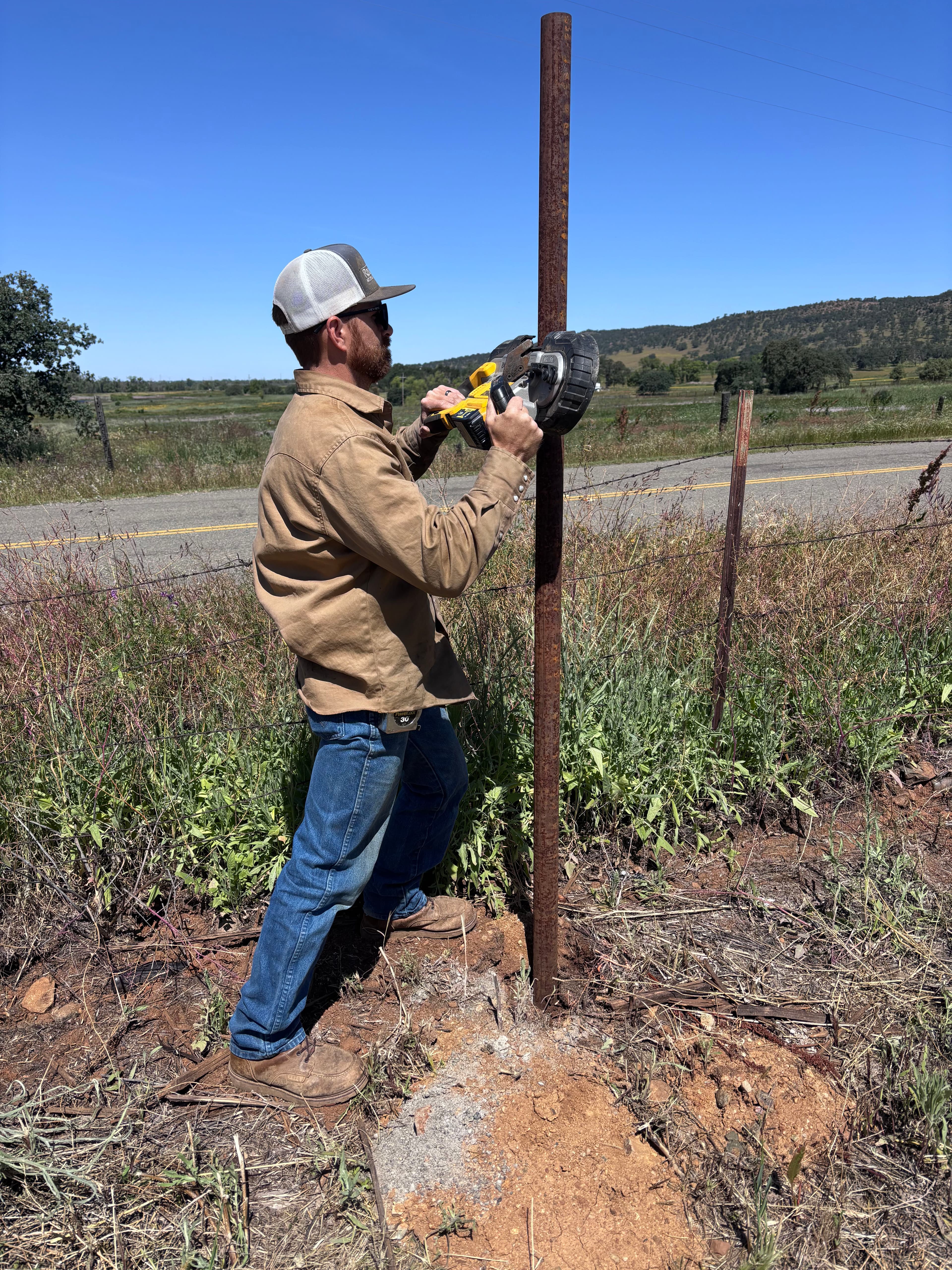 Project Pipe Fence and Entryway Build Taking Shape on the Ranch image